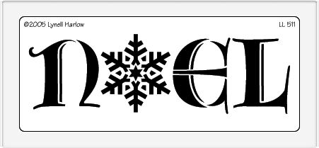 Dreamweaver Noel Stainless Stencil | Dragonfly Designs