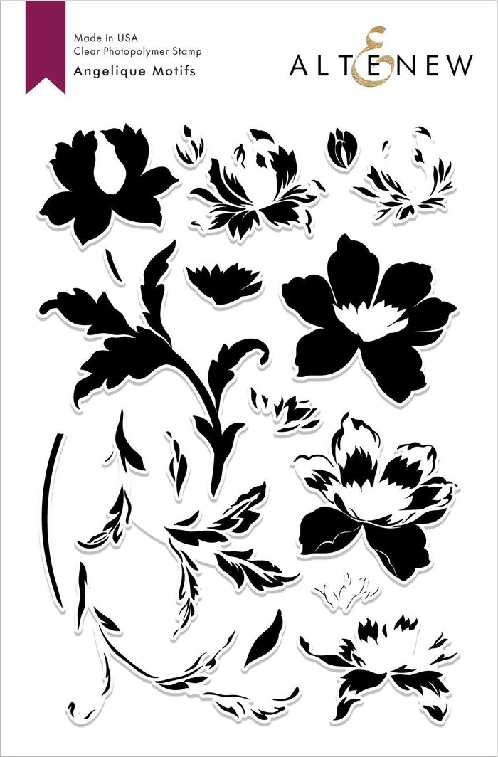Altenew Angelique Motifs Stamp Set | Dragonfly Designs