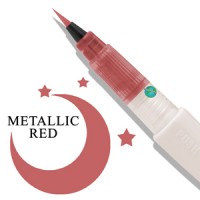 Zig Wink of Luna Metalic Brush Pen Red