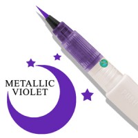 Zig Wink of Luna Metalic Brush Pen Violet